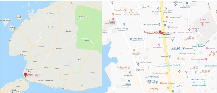 移民局位置地图
