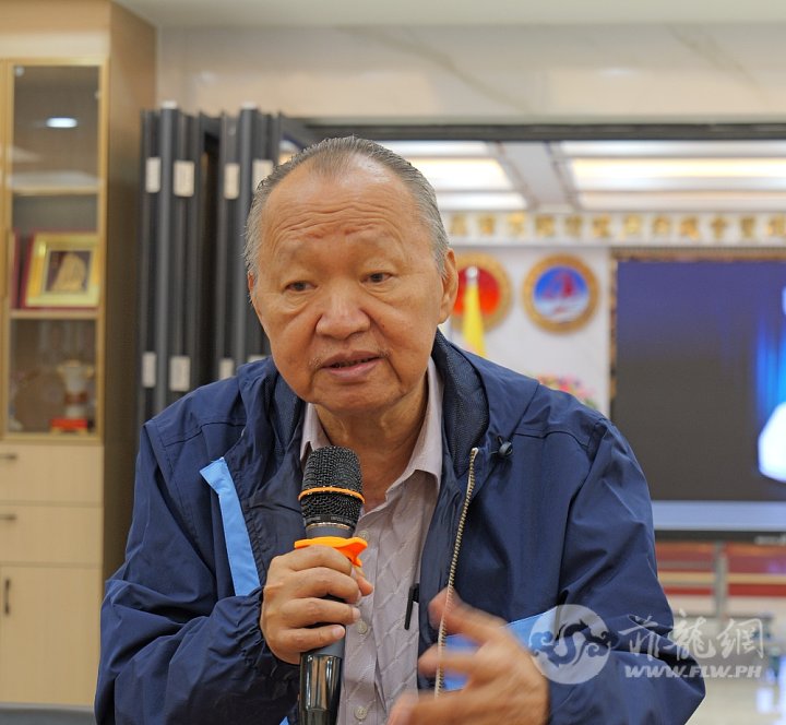 缅甸洪门致公党总会主席丁文明乡贤致词.JPG